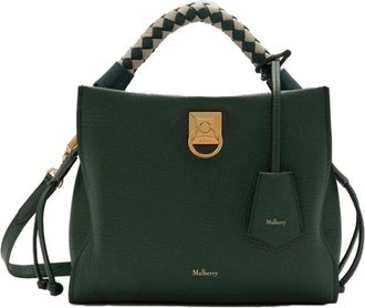 Mulberry Small Iris - Dames - Tassen - Groen - Maat: ONE Size Zijde