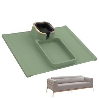 OEM Bandeja Para Reposabrazos De Sof&aacute;, Soporte Para Mando A Distancia - Reposabrazos Reclinable Para Tel&eacute;fono, Aperitivos, Port&aacute;til, Caf&eacute;, Comedor, Sof&aacute; D