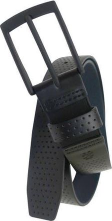 Izod Comfort Stretch Perforated Leather Golf Belt in Black at Nordstrom, Size X-Large