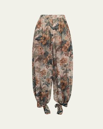 Kobi Halperin Phoebe Floral-Print Balloon Pants