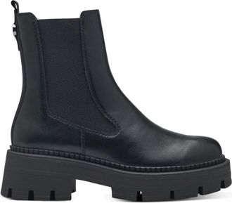 Tamaris Zwarte Gesloten Booties - Dames - Chelseaboots - Zwart - 39 EU - Schoenen