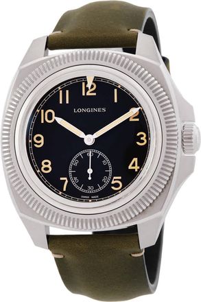 Longines Pilot Majetek Automatic Black Dial Mens Watch L2.838.4.53.2