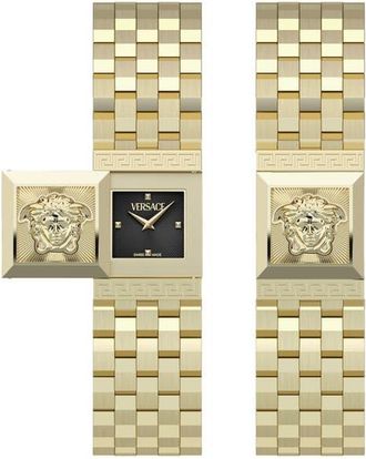 Versace Reveal Bracelet Watch, 18mm x 25mm in Ip Yellow Gold at Nordstrom