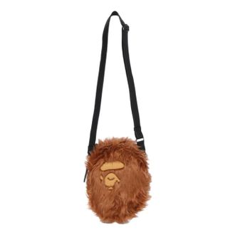 A Bathing Ape Ape Head Shoulder Bag Brown 0ZXBGM002901RBWX