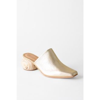 Huma Blanco Mina Mule in Gold at Nordstrom, Size 41