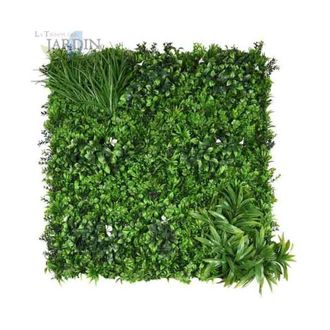 No Brand Jardin Vertical Amazonica 100x100 Cm Planta Artificial Decoraci&atilde;&sup3;n Pared Interior Exterior Jardines Verticales