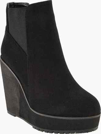XY London Womens XY London Womens/Ladies Roweena Wedge Boots - Black - Size: 7