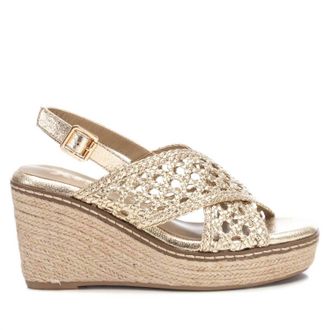 Xti Womens Wedge Sandals In Gold