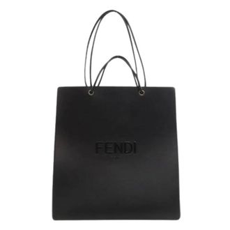 Fendi Pre-owned Tote Bags, female, Black, Size: ONE SIZE Pre-owned Vintage Tote Bag