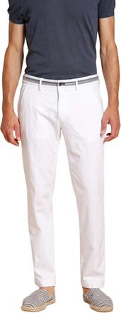 Mason's Torino Elegance Chino - Heren - Chinos - Wit - 4XL - Katoen - Broeken