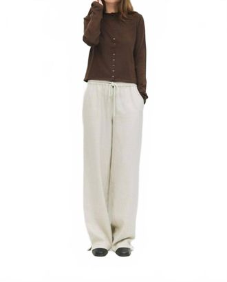 All : Row Shea Cozy Rolled Neckline Cardigan In Brown - Hoc Autumn