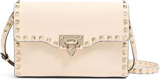 Valentino Garavani Rockstud Small Garnet Calfskin Crossbody Bag