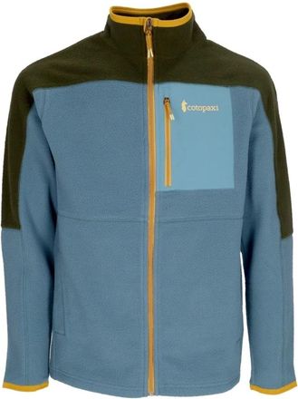 Cotopaxi Fleece Jack met rits Hoge hals - Heren - Fleece jassen - Blauw - M - Polyester - Fitness