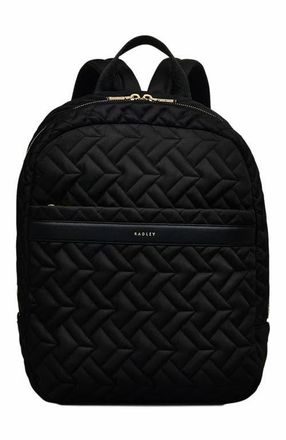 Radley London Holland Park - Quilt Medium Ziptop Backpack in Black at Nordstrom