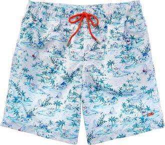 Le Club Printed Swim Trunk