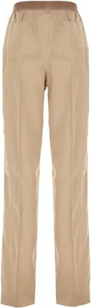 Tom Ford Straight-Leg Silk Trousers - Beige