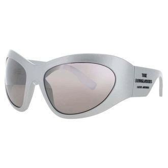 Marc Jacobs Ladies Silver Tone Rectangular Sunglasses MJMARC773SYB7T4