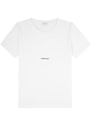Tシャツ・カットソー SAINT LAURENT Men T-shirt Beige 761275Y37EC 9744 SAINT LAURENT Men T-shirt Beige 761275Y37EC 9744 (Saint