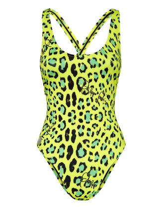 Philipp Plein Monokini Leopard