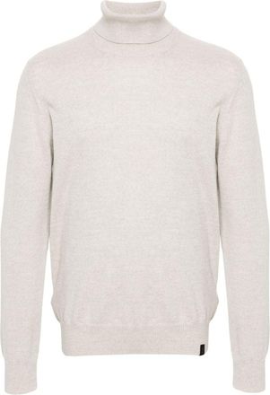 Fay wool turtleneck sweater - men - Virgin Wool - 52 - Grey