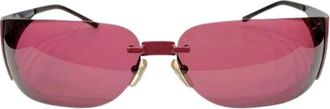 Fendi Pre-owned Accessories, female, Pink, Size: ONE SIZE Pre-owned Fs315 Sunglasses