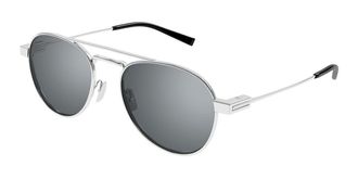 Saint Laurent SL 708 006 Mens Sunglasses Silver Size 54