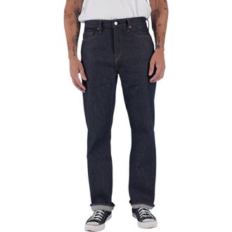 HIROSHI KATO The Pail Loose Straight Leg 14-Ounce Stretch Selvedge Jeans in Indigo Raw at Nordstrom, Size 31