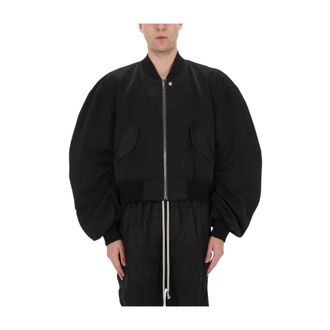 Rick Owens Bomberjack - Heren - Bomber jackets - Zwart - L - Katoen - Jassen