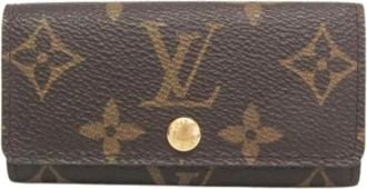 Louis Vuitton Pre-owned Canvas Sleutelhanger - unisex - Vintage Accessoires - Bruin - ONE Size - Vintage