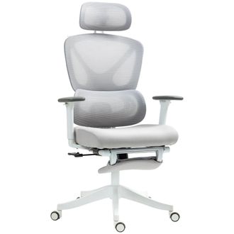 HOMCOM Silla de oficina 71x70x129 cm gris