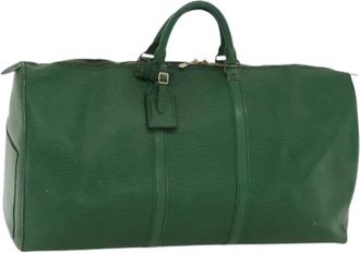 Louis Vuitton Pre-owned Weekend Bags, female, Green, Size: ONE SIZE Pre-owned Boston Bag
