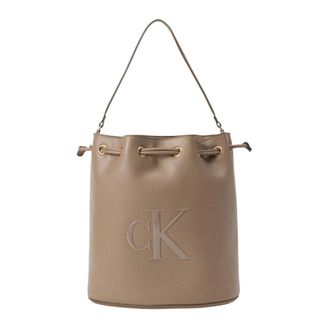 Calvin Klein Mujer, Bolsos, Beige, Talla: ONE Size
