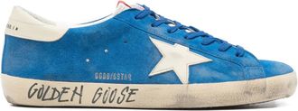 Golden Goose Sneakers con stampa - Blu