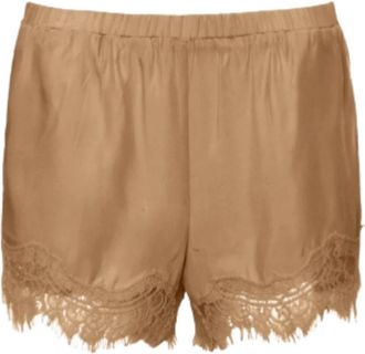 Gold Hawk Coco Kant Short - Dames - Bermuda - Bruin - S - Nylon - Korte Broeken