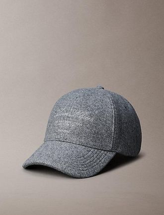 Calvin Klein Gorra Con Logo Bordado En Fieltro