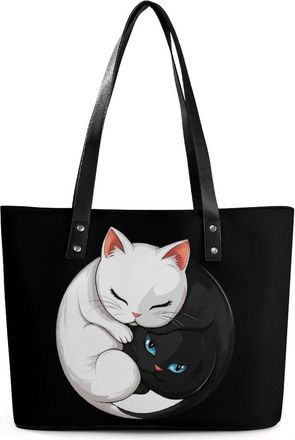 Generic Cat Yinang Tote Bags for Women Cute Shoulder Purses Handbags