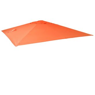 Hhg Funda De Recambio Para Parasol Sem&aacute;foro De Lujo Hhg-436, Funda De Recambio Para Parasol, 3x3m (&oslash;4,24m) Poli&eacute;ster 2,7kg, Terracota