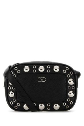 Valentino Garavani Black Nellcote Crossbody Bag