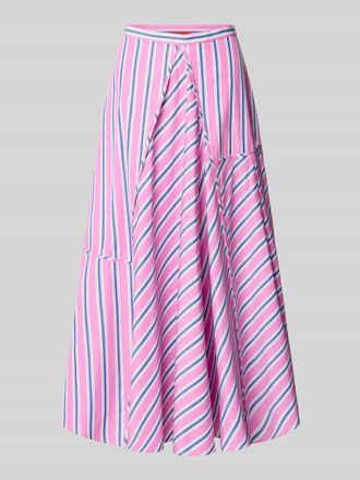 Max & Co. Ausgestellter Maxi-Rock aus reiner Baumwolle Modell TEQUILA in Pink, Gr&ouml;&szlig;e 44