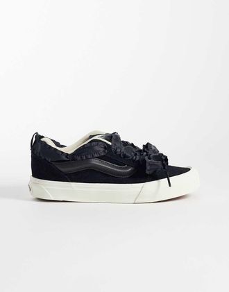 Vans Knu Skool - Sneakers nere con dettagli in pizzo-Nero