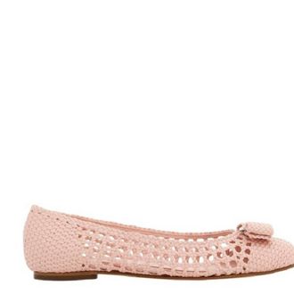 Ferragamo Ferragamo Woven Varina Ballet Flats, Size 10 C