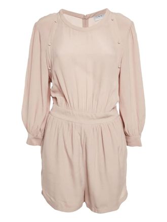 Iro long-sleeve playsuit - Neutrals