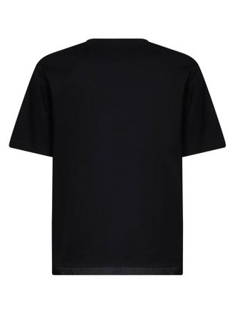 Prada Mens Crewneck T-Shirt Black Cotton T-Shirts And Polos