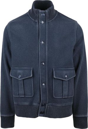 Circolo 1901 Navy Blue Virgin Wool Jacket