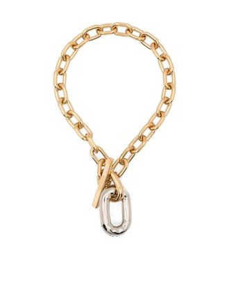 Paco Rabanne chunky chain bracelet - Oro