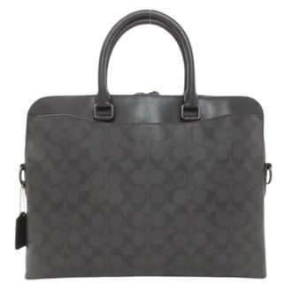 Coach Pre-owned Handbags, male, Black, Size: ONE SIZE Pre-owned Signature Briefcase
