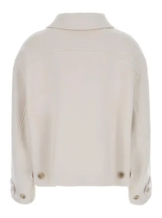 Semicouture Jeanie Coat - White