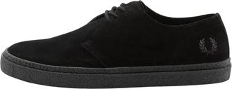 Fred Perry Linden Suede - Heren - Veterschoenen - Zwart - 40 EU - Su&egrave;de - Schoenen