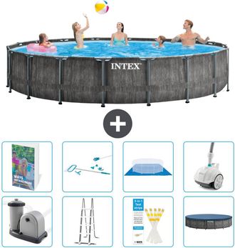 Intex Piscina Prism Frame Redonda - 549x122 Cm - 9-piezas S605