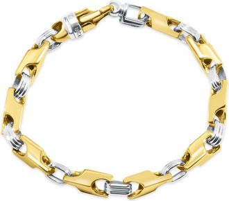 Pompeii3 Mens Link 14k Gold (45gram) or Platinum (72gram) 6mm Bracelet 8.5